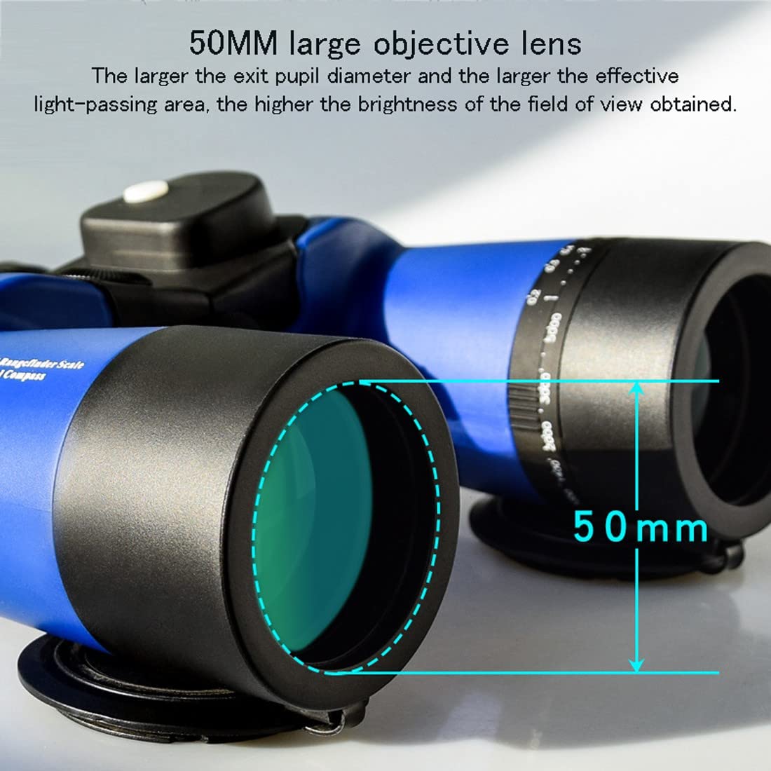 Бинокль QHYTL 10×50 Водонепроницаемый ED с компасом, фото №3 Бинокль QHYTL 10×50 Водонепроницаемый ED с компасом, фото №3