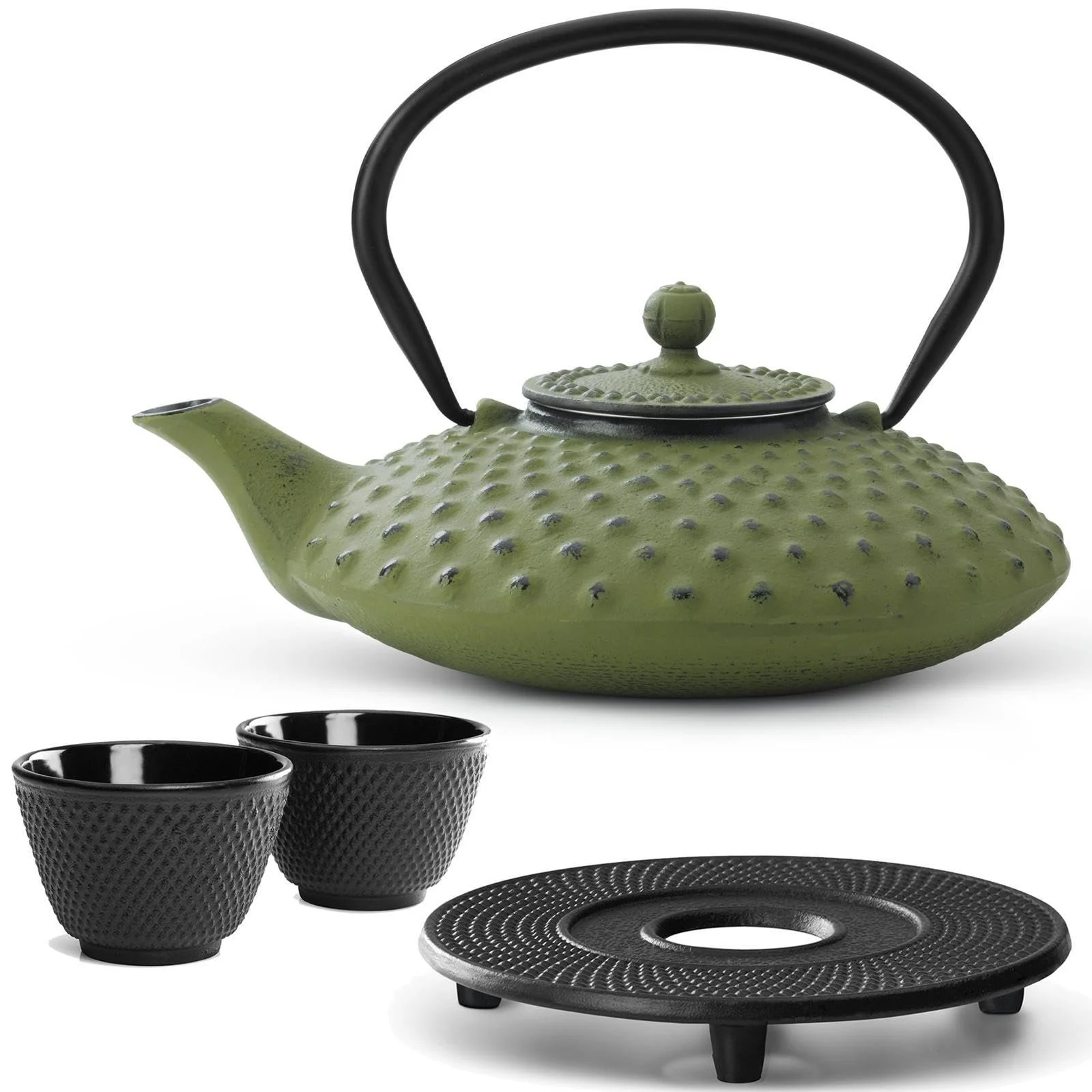 Чайник-заварник Bredemeijer чавунний зелений 800 мл, фото №1