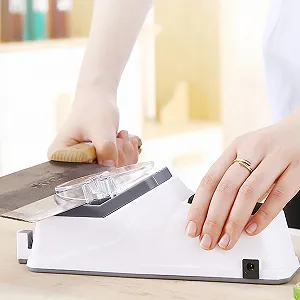 Точило для ножів електричне Professional Scissors Grinder 5 секунд із захисною кришкою synthetic.ua - Фото 1