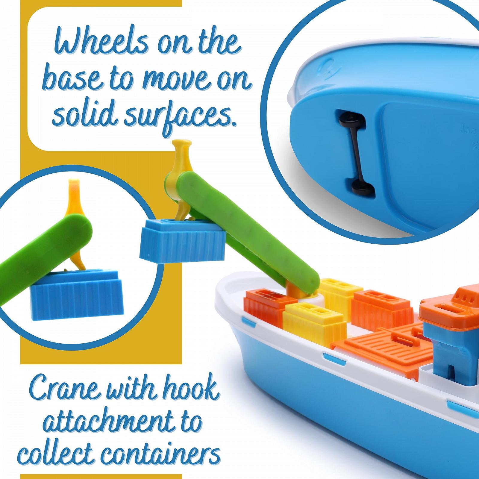 Іграшка Вантажний Корабель Toyland 41 см З Рухомими Дверцятами, фото №4