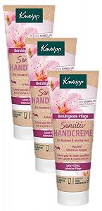 Крем для рук Kneipp Sensitive Миндальный Цвет для чувствительной кожи Миндальное масло 75 мл (3 шт. в упаковке) - Фото 1