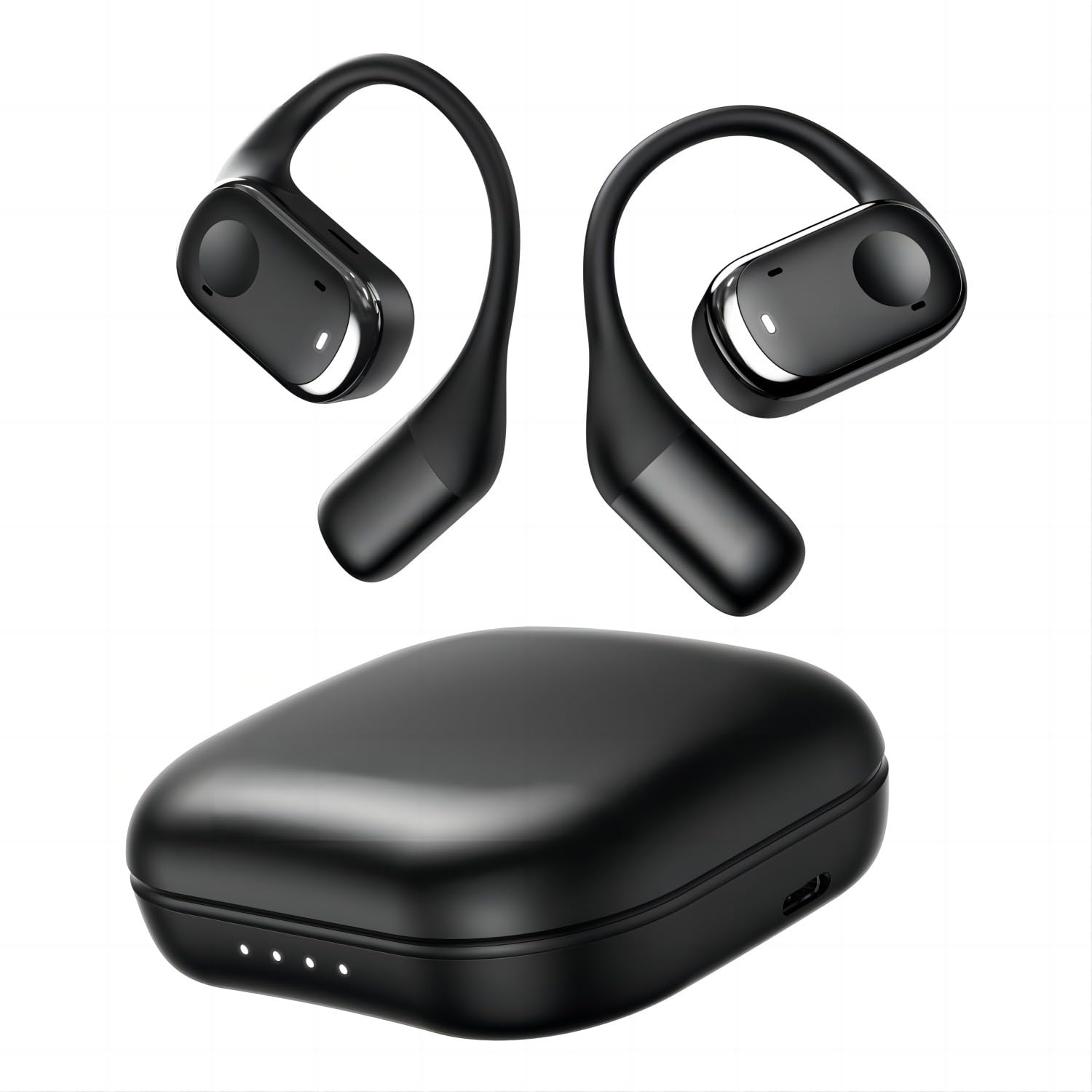 Навушники Holiper Bluetooth 5.3 Бездротові У відкритому форматі Спортивні Чорний, фото №1