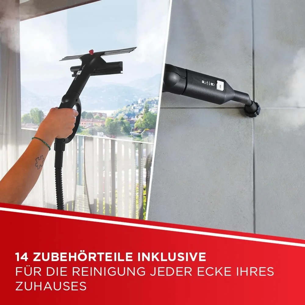 Пароочисник-пилосос Polti Vaporetto Turbo Flexi PRO95 1100 Вт Зелений, фото №6