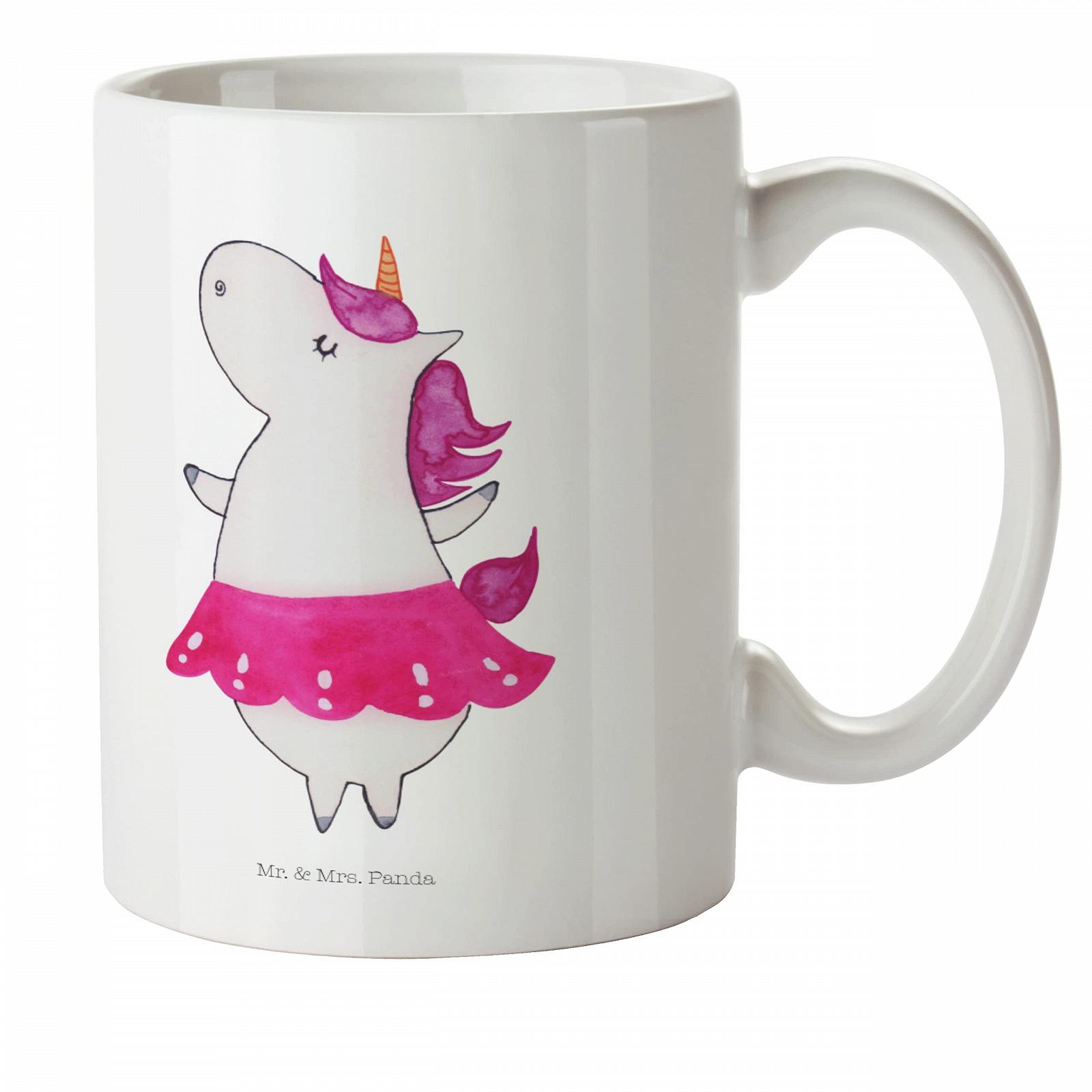 Дитяча чашка Mr. & Mrs. Panda Єдиноріг Балерина, пластикова, фото №1