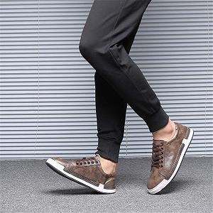 Кросівки AARDIMI Чоловічі, Повсякденне взуття, зі штучної шкіри, Весна-Осінь, На шнурівці synthetic.ua - Фото 1