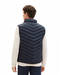 Жилет Tom Tailor MEN'S LIGHTWEIGHT VEST Темно-синій (Dark Blue) XL synthetic.ua - Фото 1