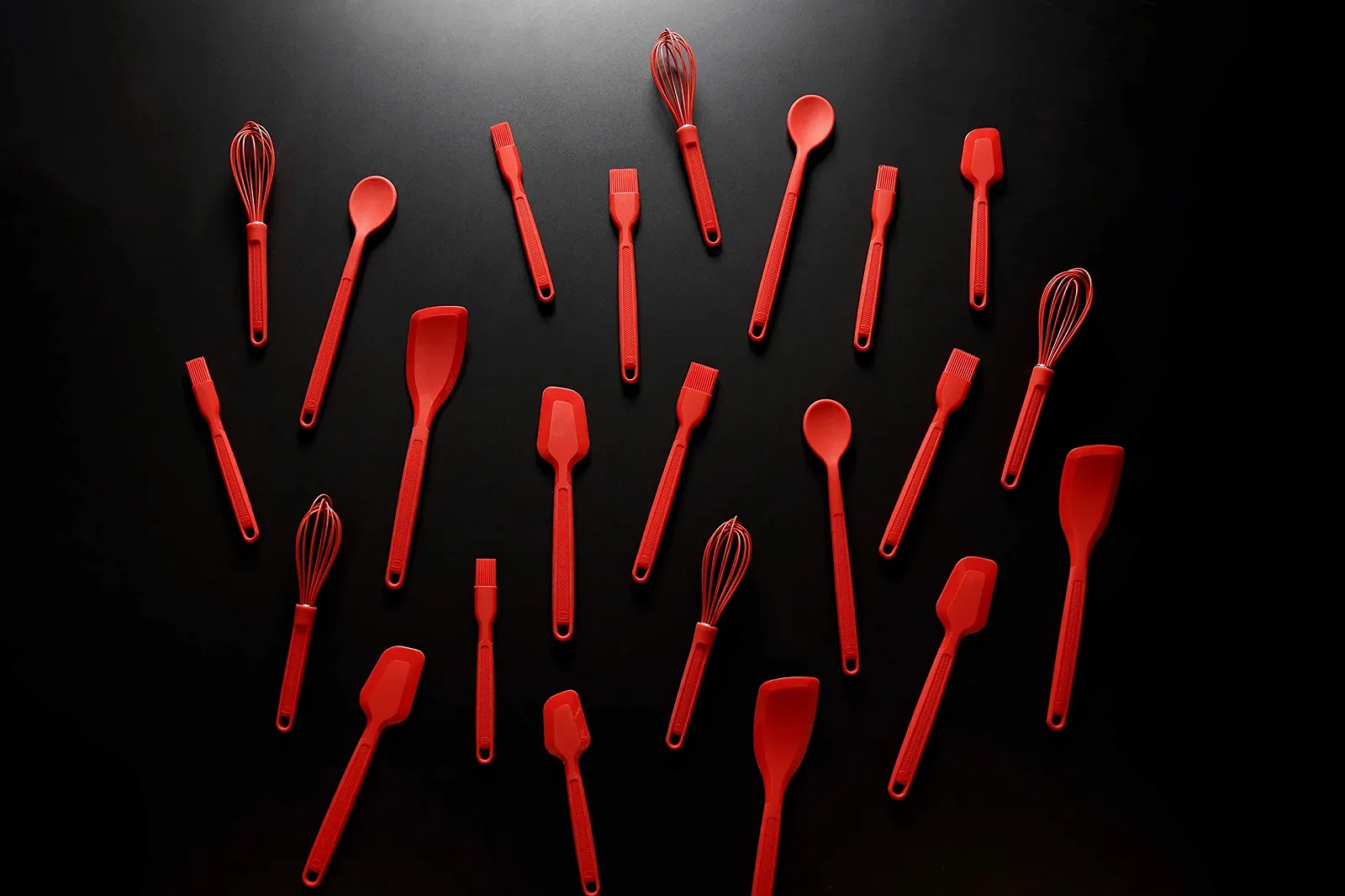 Лопатка Dr. Oetker 1281 силиконовая 28 см Красная, фото №3