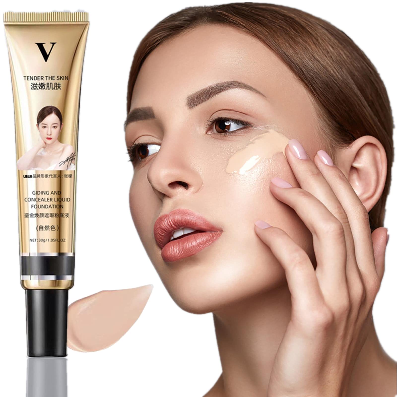 Рідка основа New Formula Flawless Makeup Base Cream з гіалуроновою кислотою, фото №1