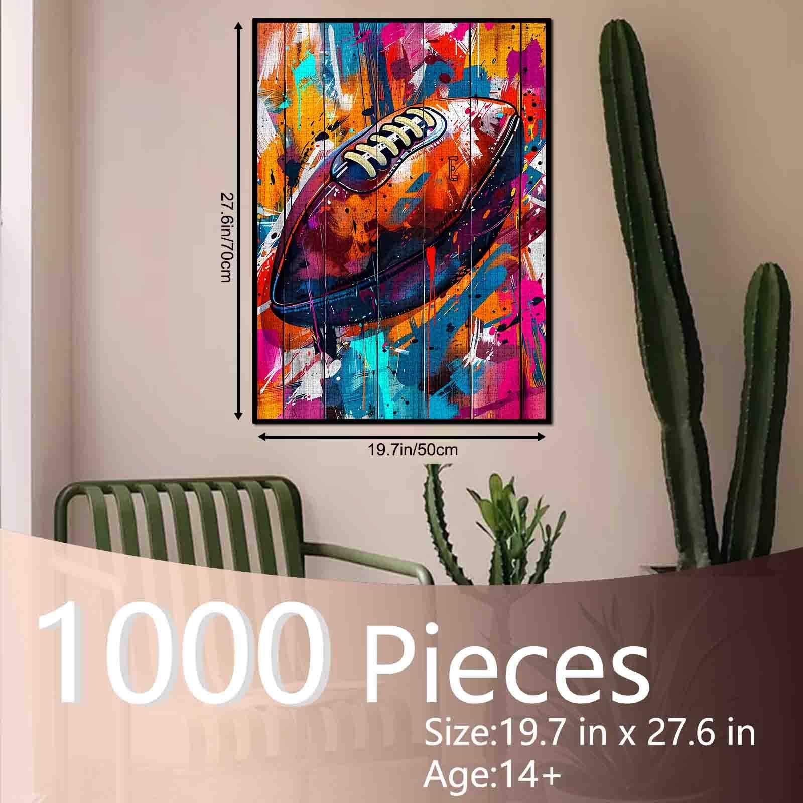 Пазл Tucocoo American Football Graffiti Art 1000 деталей 70 х 50 см, фото №2 Пазл Tucocoo American Football Graffiti Art 1000 деталей 70 х 50 см, фото №2