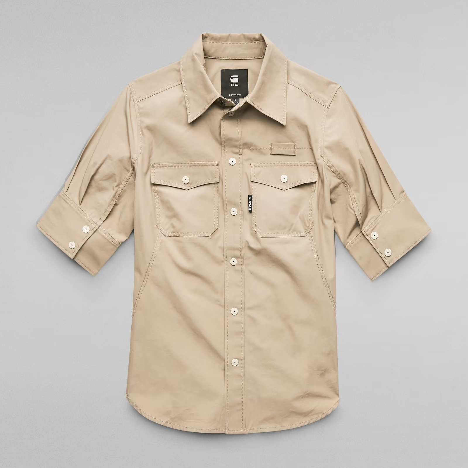 Жіноча сорочка G-Star RAW Officer Shirt Puff Sleeve - M, фото №4