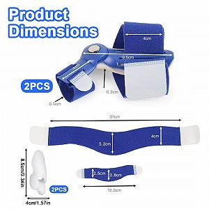 Коректор великого пальця стопи TISCH Hallux Valgus для чоловіків і жінок, покращена версія з регульованою шиною synthetic.ua - Фото 1