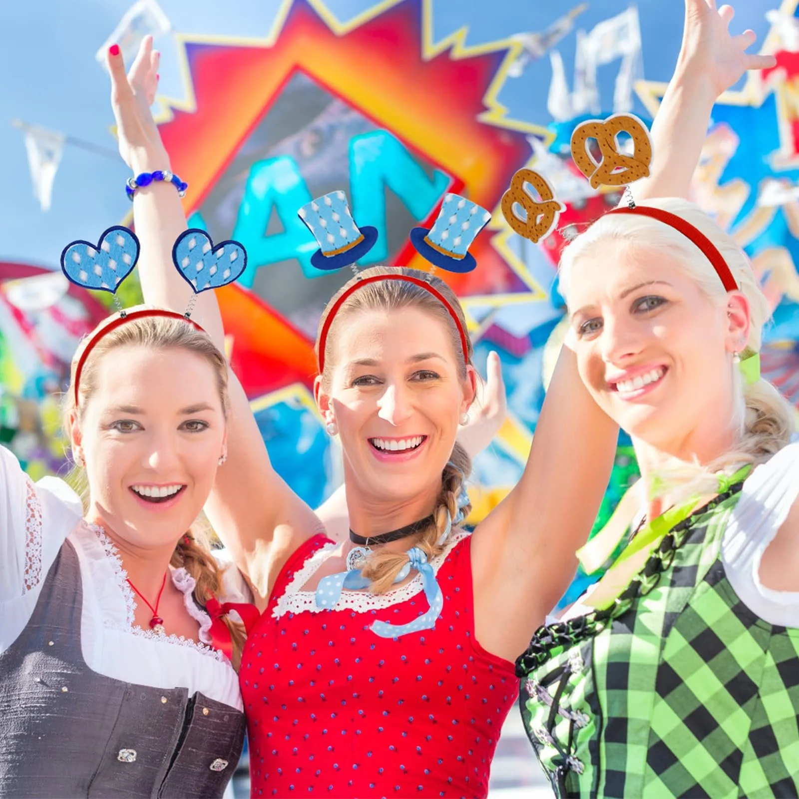 Обруч для волос DATIFF Oktoberfest, фото №2 Обруч для волос DATIFF Oktoberfest, фото №2