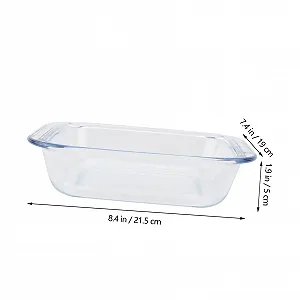 Форма для запекания стеклянная жаростойкая для духовки и микроволновой печи synthetic.ua - Фото 1