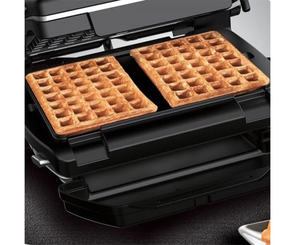 Tefal Форма для випікання вафель грилів Optigrill алюміній чорний, фото №3