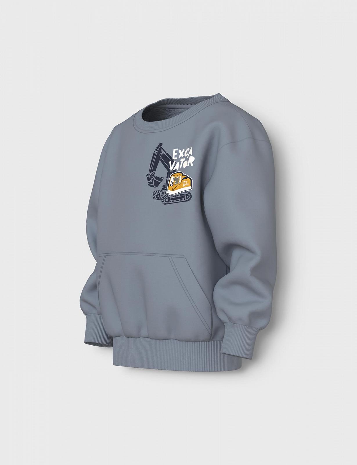 Толстовка NAME IT Nmmvugo LS Nreg Sweat Bru для хлопчиків, фото №3