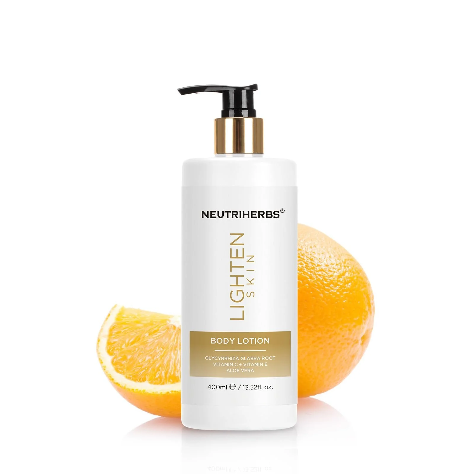 Лосьйон для тіла Neutriherbs Brightening для інтенсивного зволоження матової, нерівної сухої шкіри 400 мл, фото №1 Лосьйон для тіла Neutriherbs Brightening для інтенсивного зволоження матової, нерівної сухої шкіри 400 мл, фото №1