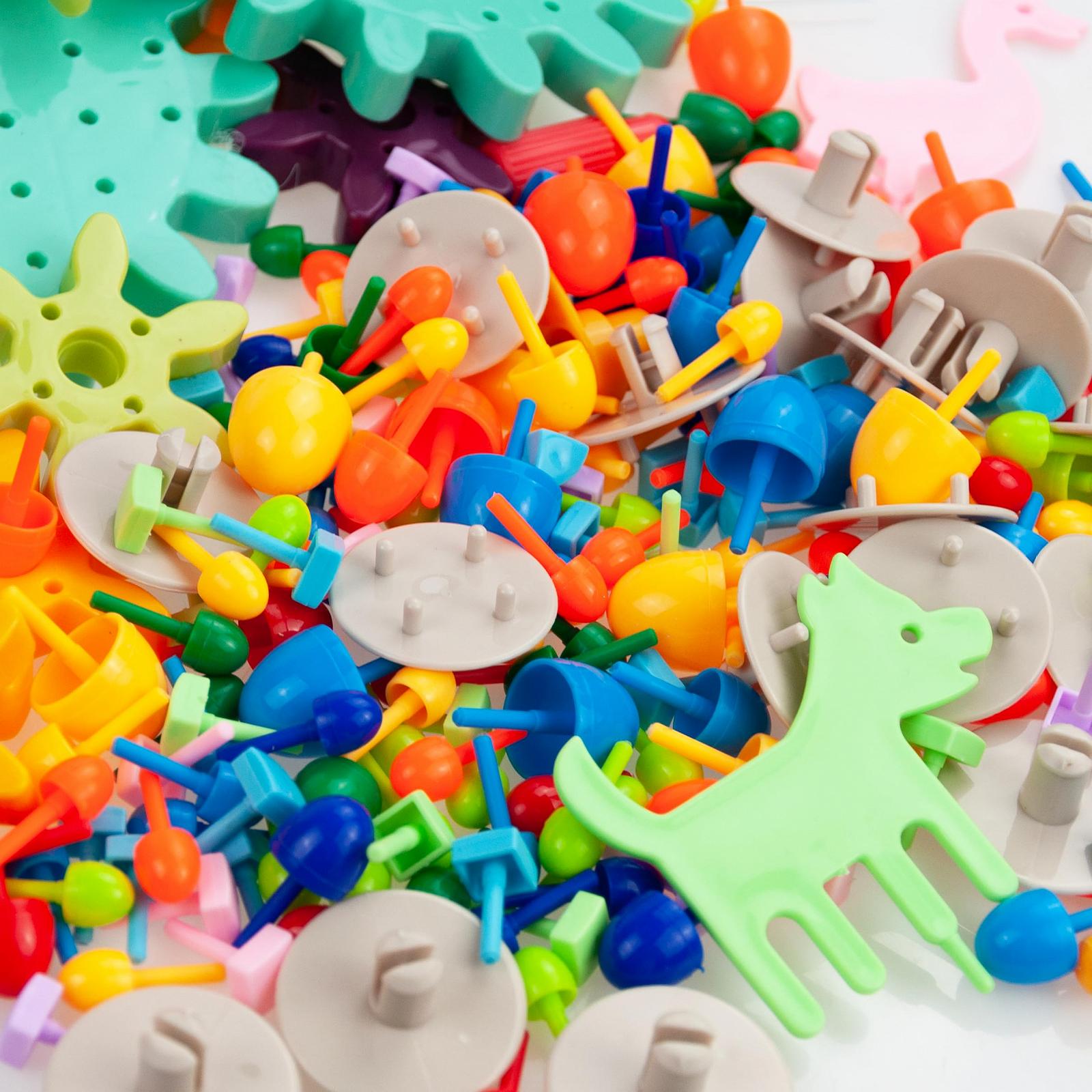 Конструктор Creative Building Blocks с шестеренками 268 элементов, фото №4