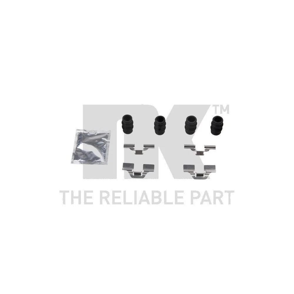 Монтажний комплект дискових гальмівних колодок NK 79451827 задня вісь, фото №1