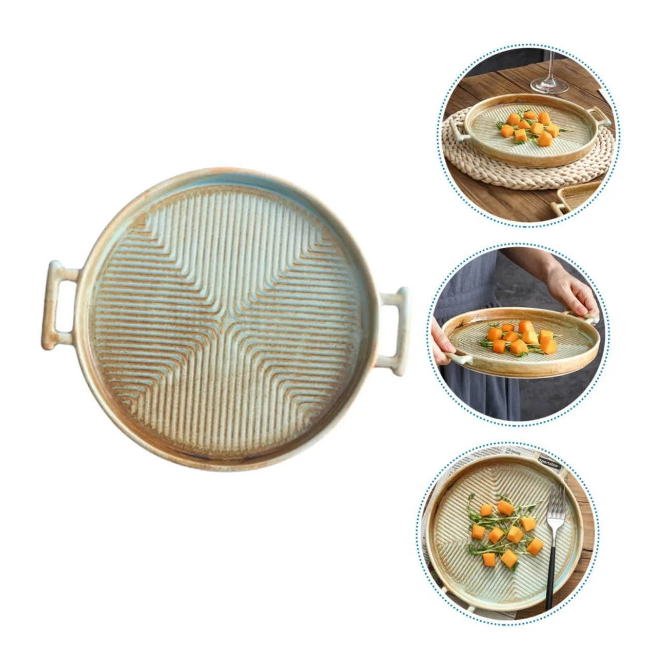 Форма для запікання Sosoport Ceramic прямокутна з кришкою керамічна, фото №4