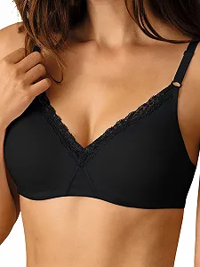 Бюстгальтер Nur Die Cotton Lace с мягкой чашкой без косточек - Фото 1