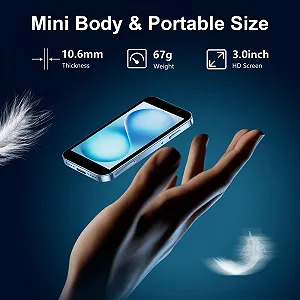 Міні-смартфон Android 3" HD Touch Screen Quad Core Dual SIM 2GB+16GB Чорний/Синій/Рожевий synthetic.ua - Фото 1