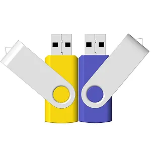 USB-флеш-накопичувач JBOS 32GB 2 Pack USB 2.0 Yellow & Blue - Фото 1