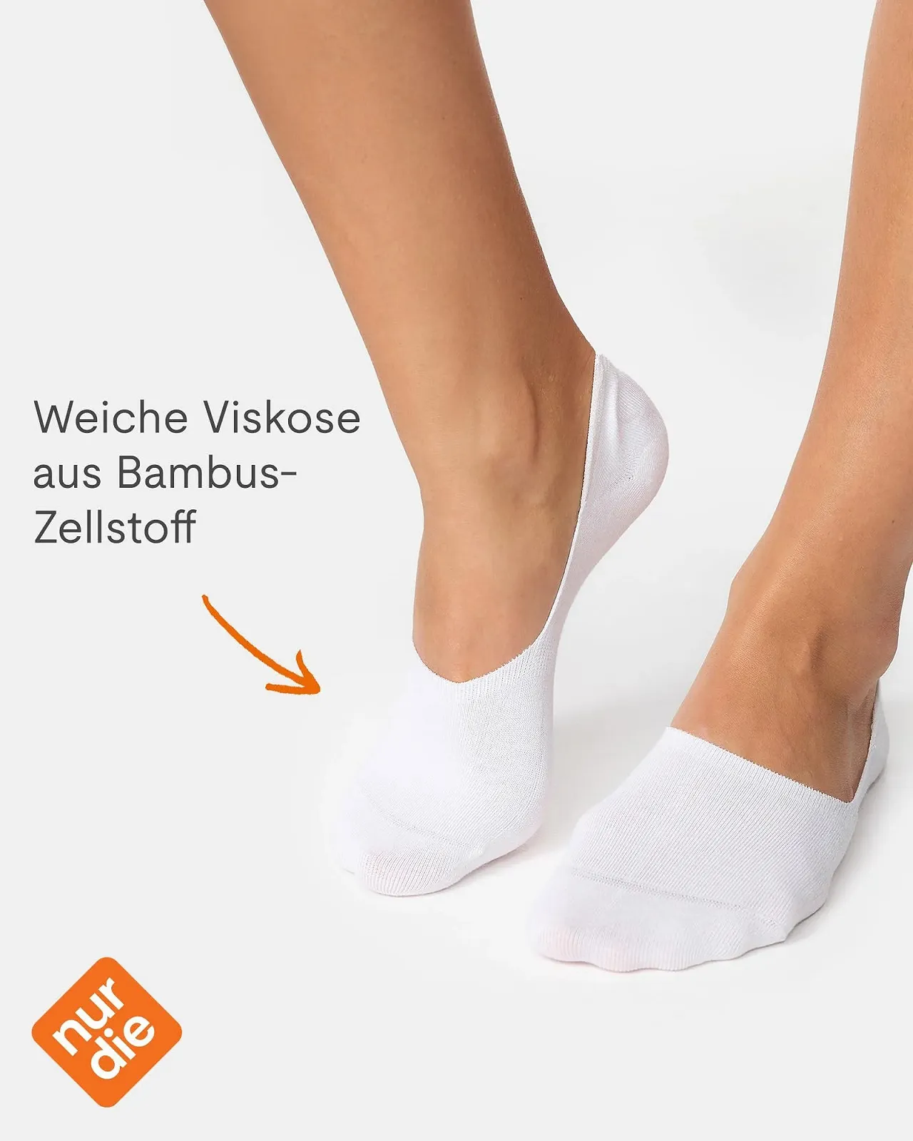 Шкарпетки Nur Die Bamboo з силіконом на п'ятці Жіночі, фото №2 Шкарпетки Nur Die Bamboo з силіконом на п'ятці Жіночі, фото №2