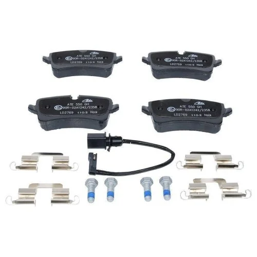 Комплект гальмівних колодок, дискові гальма ATE Ceramic 13.0470-2769.2 для VAG, фото №2