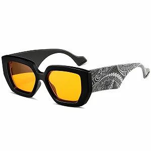 Сонцезахисні окуляри Ретро Великого Розміру SHEEN KELLY Квадратні Метелики T2 - Фото 1