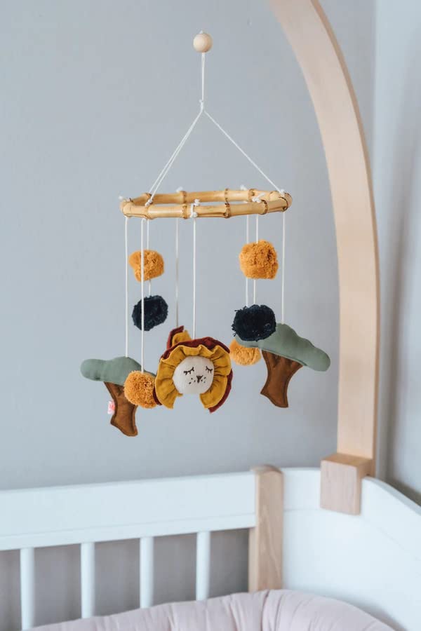 Мобиль kikadu Lion с деревянным кольцом, фото №2 Мобиль kikadu Lion с деревянным кольцом, фото №2