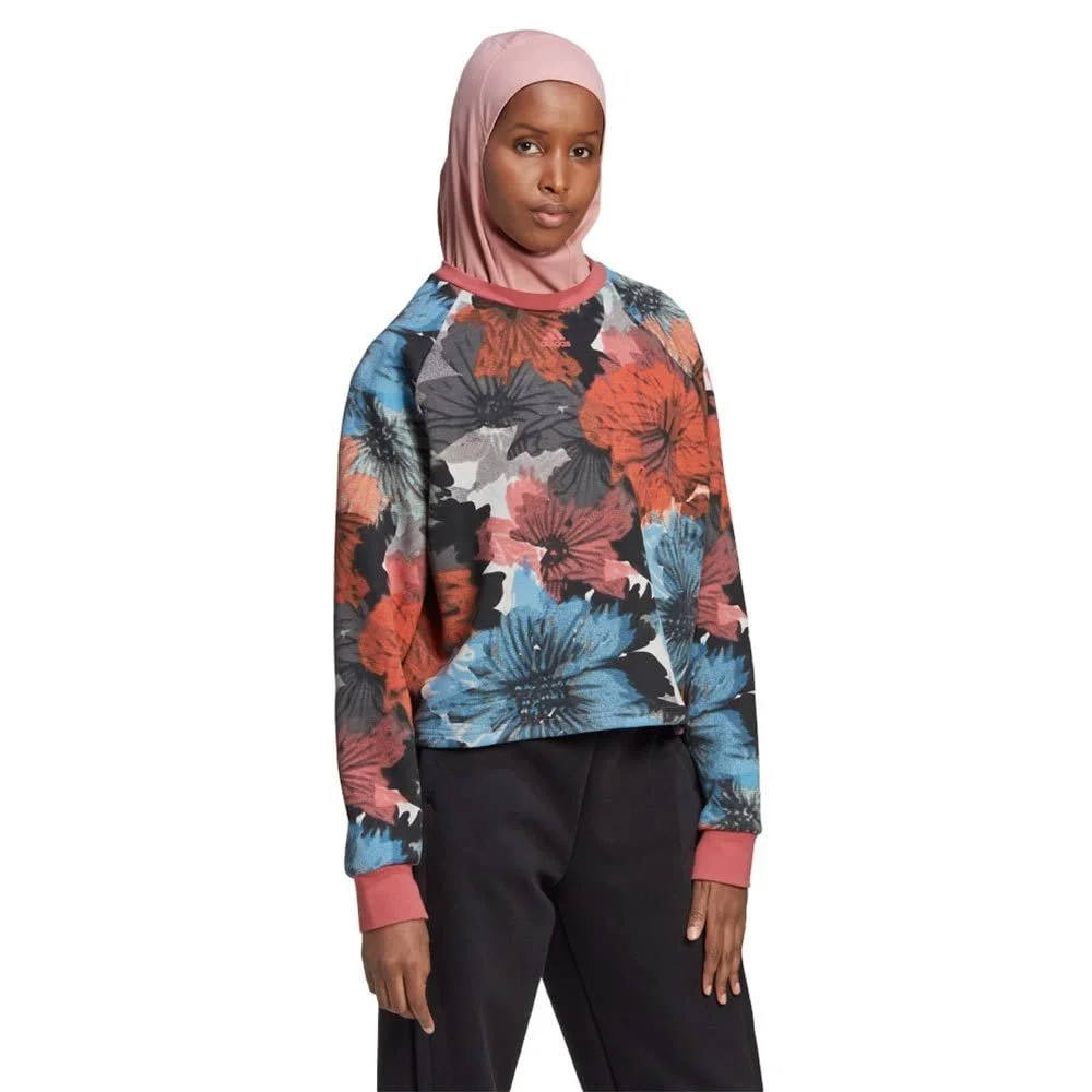 Женская Толстовка adidas W AOP SWT (Длинный Рукав), фото №4