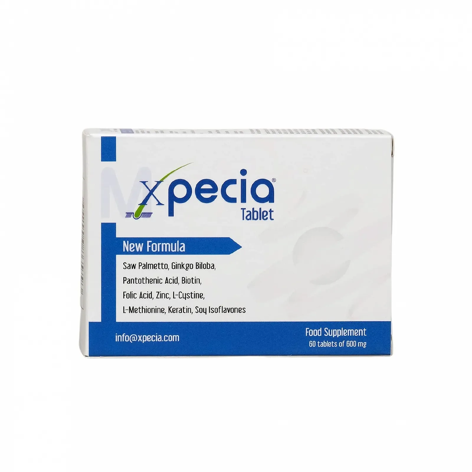 Набір проти випадіння волосся Xpecia + Hair Forte Блокатор ДГТ Комплект для росту волосся для чоловіків, фото №2 Набір проти випадіння волосся Xpecia + Hair Forte Блокатор ДГТ Комплект для росту волосся для чоловіків, фото №2