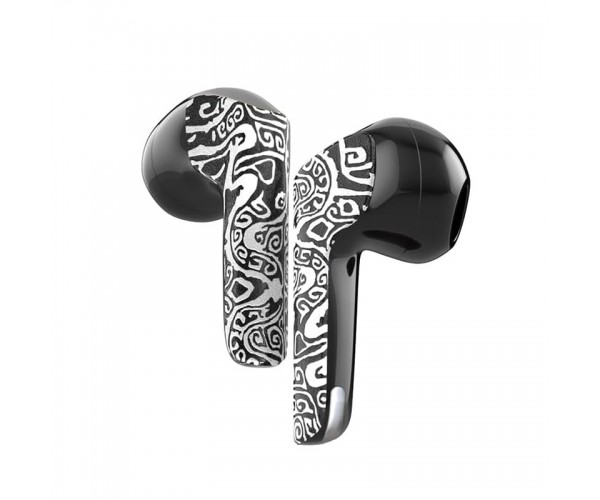 Бездротові Bluetooth навушники Sabbat M200 Coat of Arms з ігровим режимом Чорно-білий, фото №1
