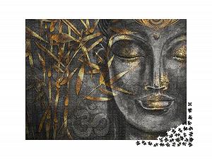 Пазл puzzleYOU Buddha People Collection 2000 элементов Digital Art Collage Combined with Watercolour Bodhisattva Buddha synthetic.ua - Фото 1