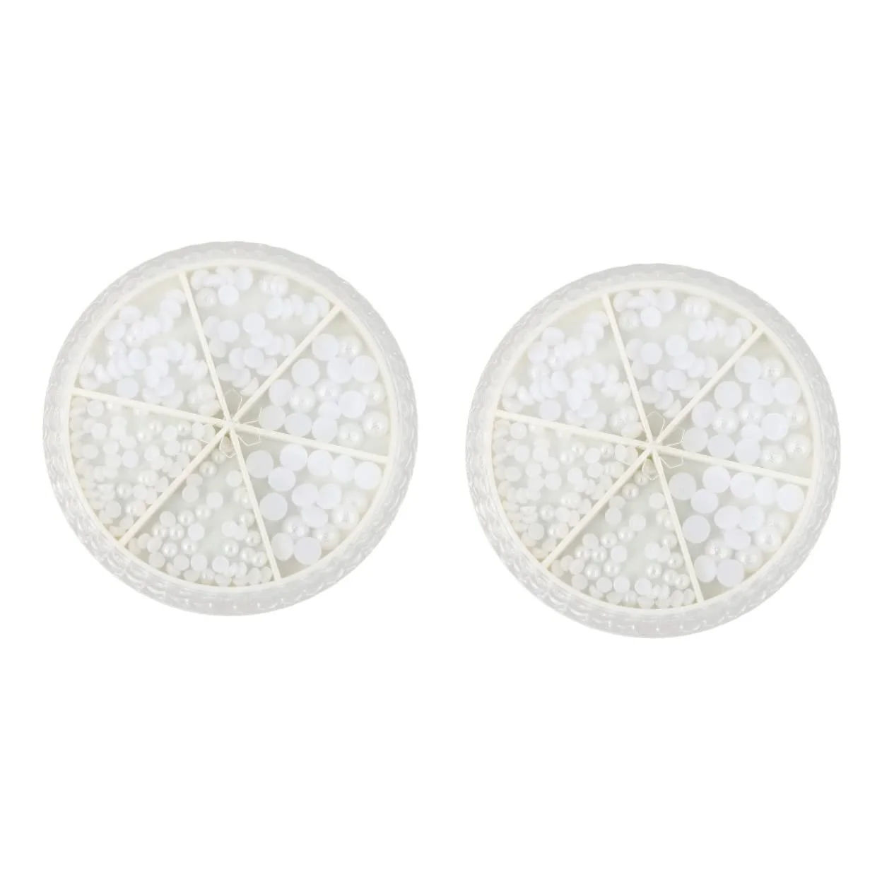 Прикраси для нігтів Перлинами 2 коробки, намистини для манікюру, шарми, фото №1