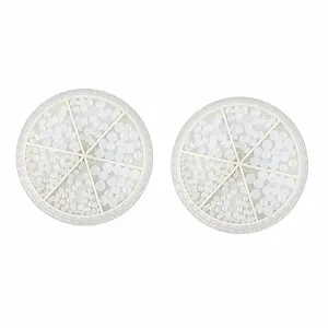 Прикраси для нігтів Перлинами 2 коробки, намистини для манікюру, шарми - Фото 1