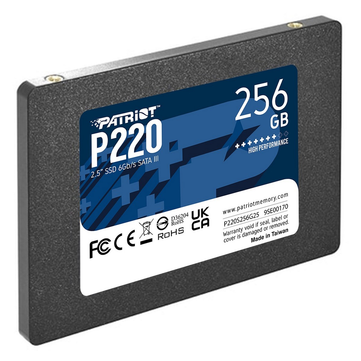 Накопичувач SSD Patriot P220 256GB 2.5" SATAIII TLC (P220S256G25), фото №3