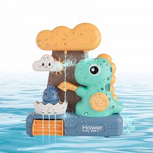 Игрушка для ванны Динозавр на вращающейся присоске - Фото 1