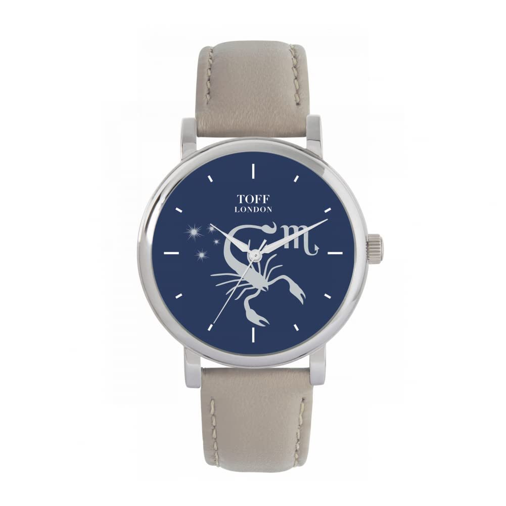 Женские часы Toff London Scorpio Navy, корпус 38 мм, водонепроницаемость 3 ATM, кварцевый механизм, фото №1