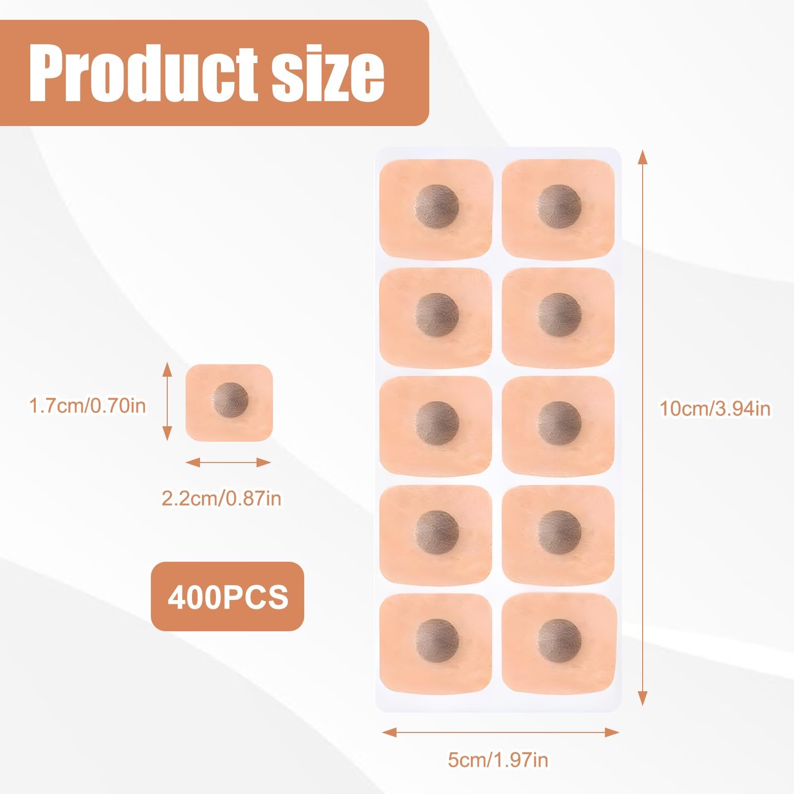 Магнітні назальні пластирі (400 шт. в упаковці), фото №7