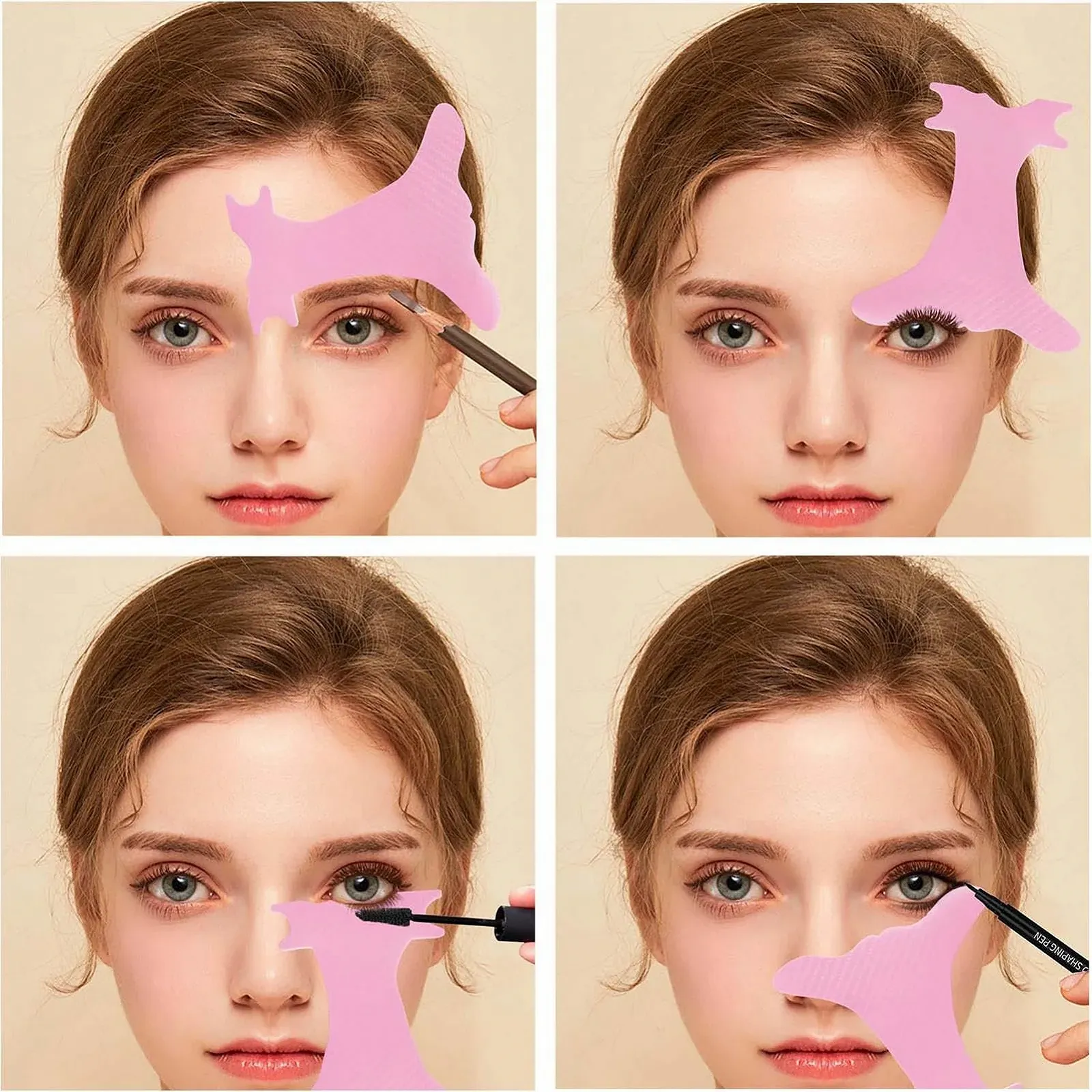 Шаблоны подводки для глаз многоразовые Силикон, фото №6 Шаблоны подводки для глаз многоразовые Силикон, фото №6