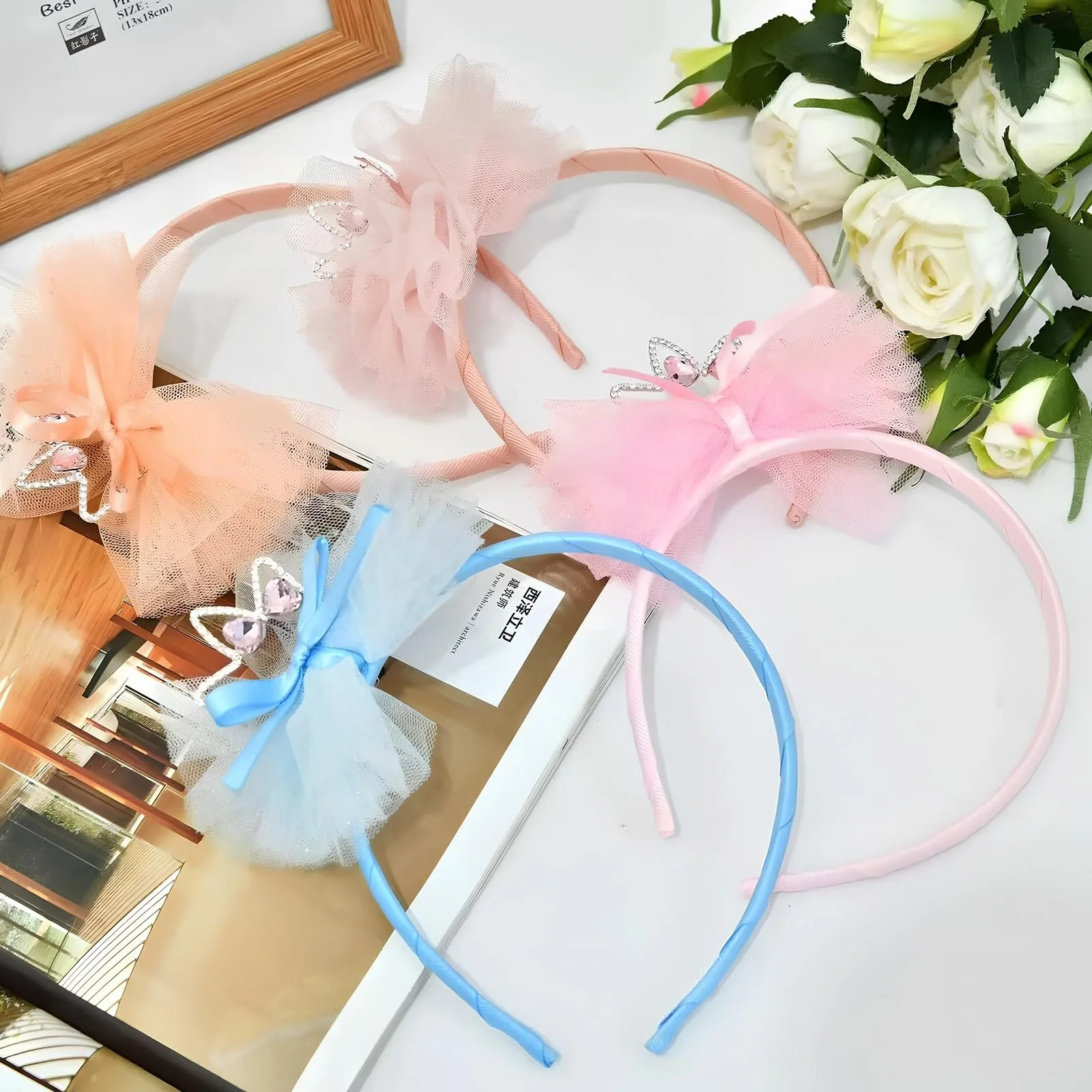 Обруч Атласный 1 см, фото №6