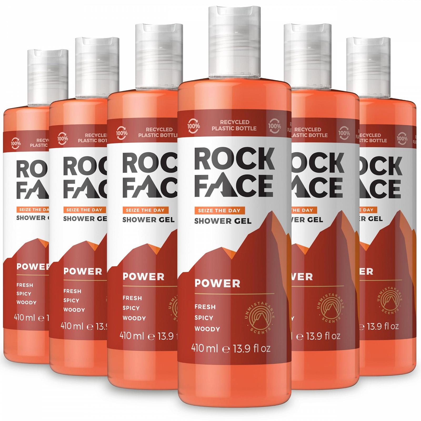 Гель для душу Rockface Power Spicy Masculine Scent 6 x 410 мл, фото №1