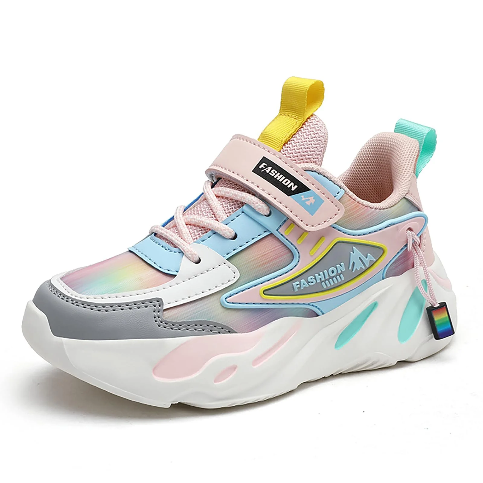 Дитячі спортивні кросівки для хлопчиків і дівчаток, дитячі бігові з нековзною легкою підошвою для приміщень, фото №1