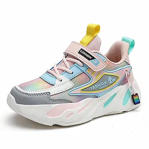 Детские спортивные кроссовки для мальчиков и девочек, детские беговые кроссовки с нескользящей легкой подошвой для помещений - Фото 1