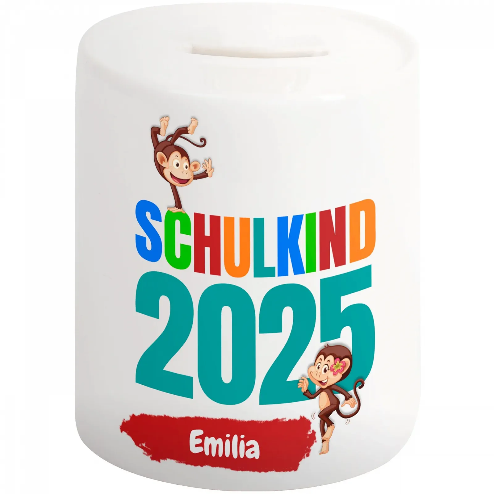 Скарбничка "Schulkind 2024" Іменна Керамічна, фото №1