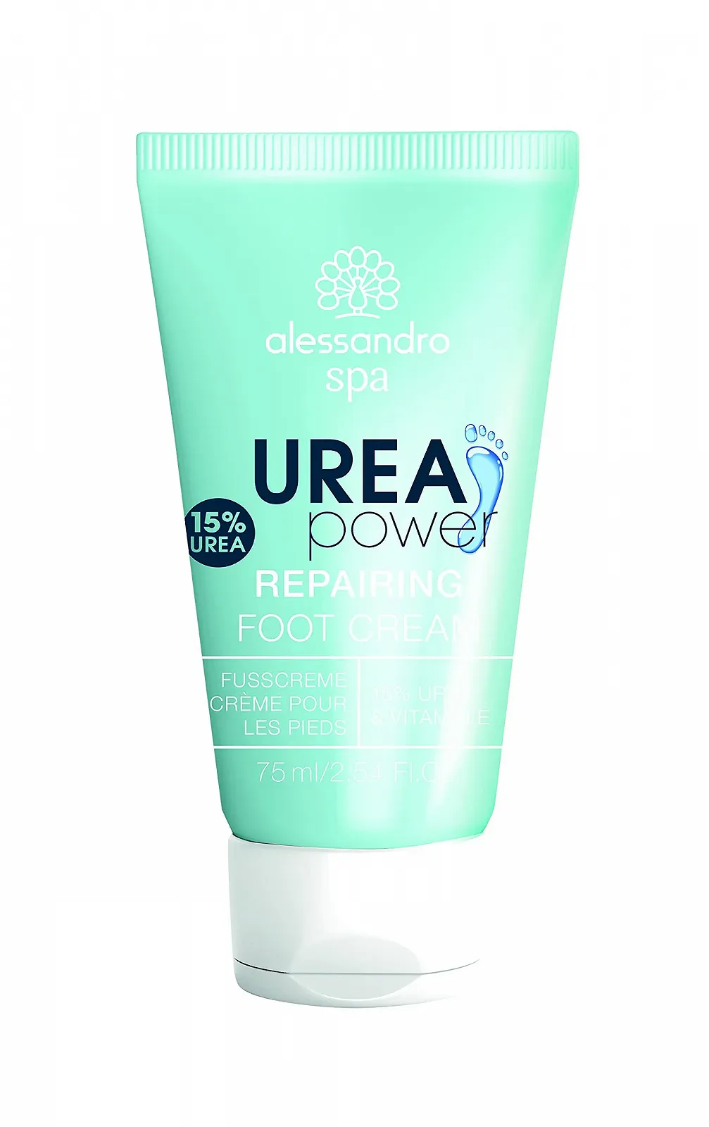 Крем для ног alessandro Spa Foot Repairing 15% UREA & Vitamin E, фото №1