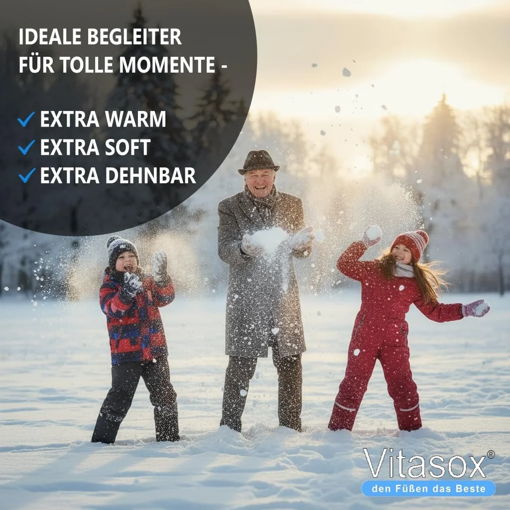 Шкарпетки Vitasox Вовняні для жінок та чоловіків, для діабетиків, зимові, з 10% вовни альпаки, фото №3 Шкарпетки Vitasox Вовняні для жінок та чоловіків, для діабетиків, зимові, з 10% вовни альпаки, фото №3