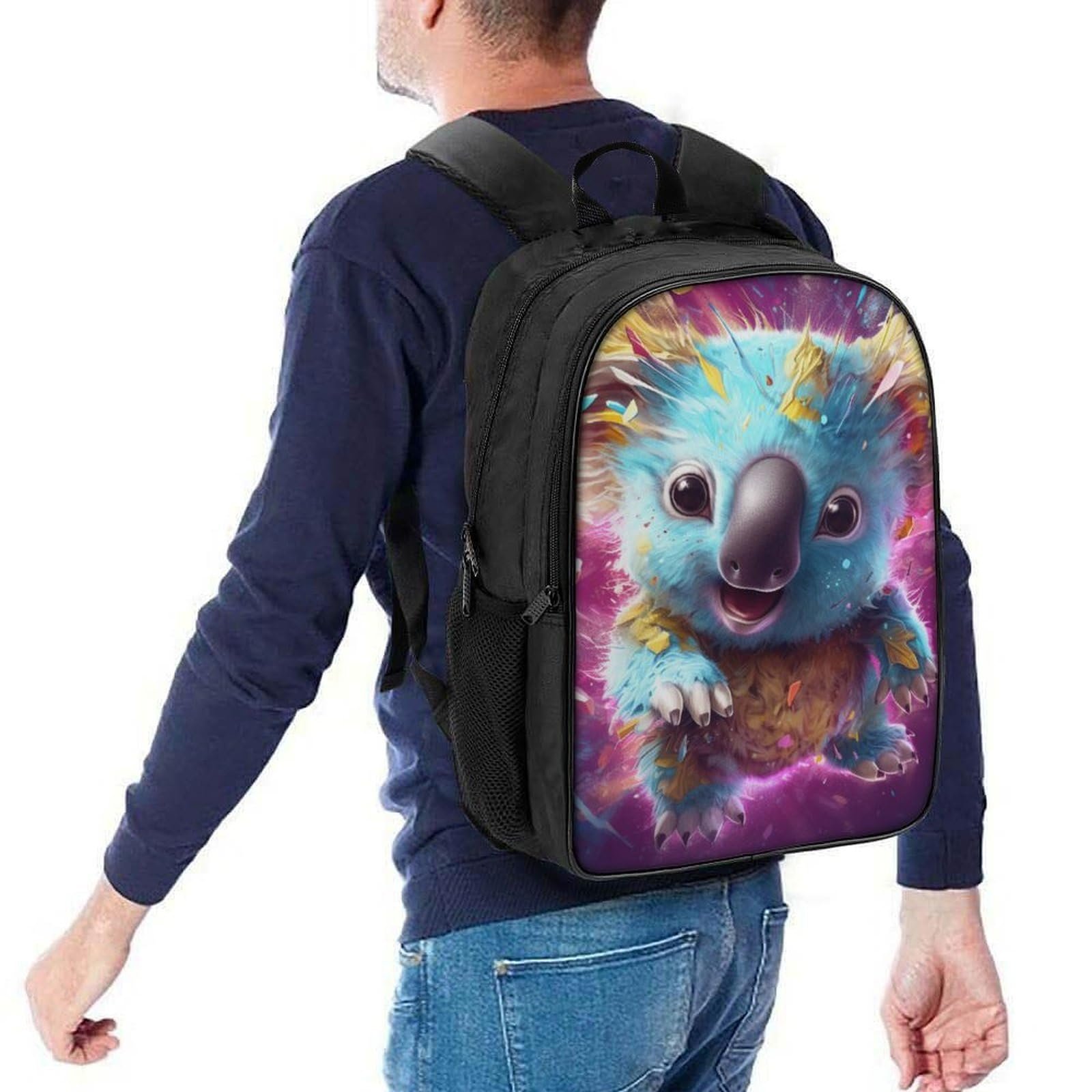 Школьный рюкзак Koala RSIUUODNF для мальчиков и девочек, подростков, водонепроницаемый, для ноутбука, Style-9, фото №5