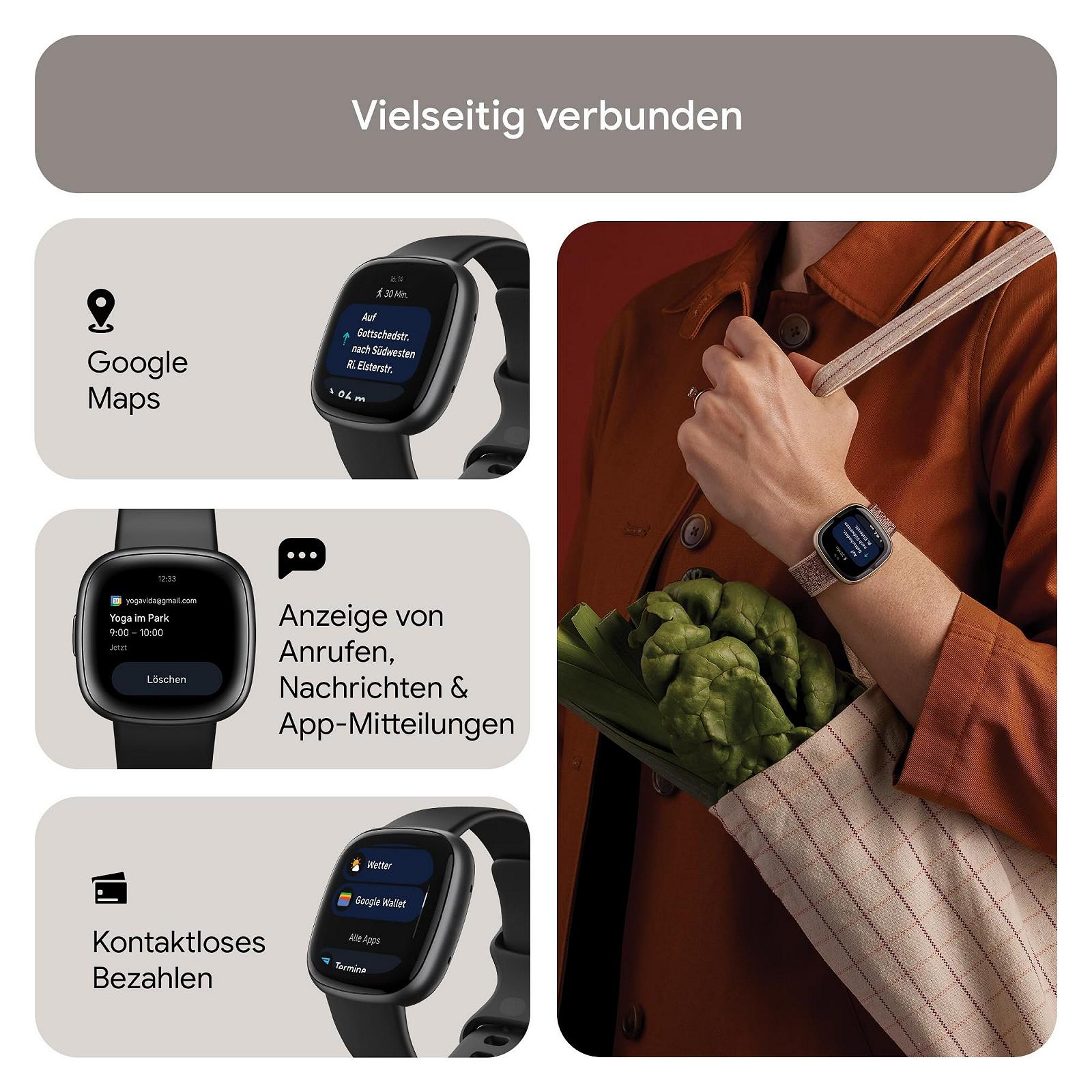 Смарт-годинник Fitbit Versa 4 з GPS, 40+ режимами тренувань, до 6 днів роботи батареї, фото №5